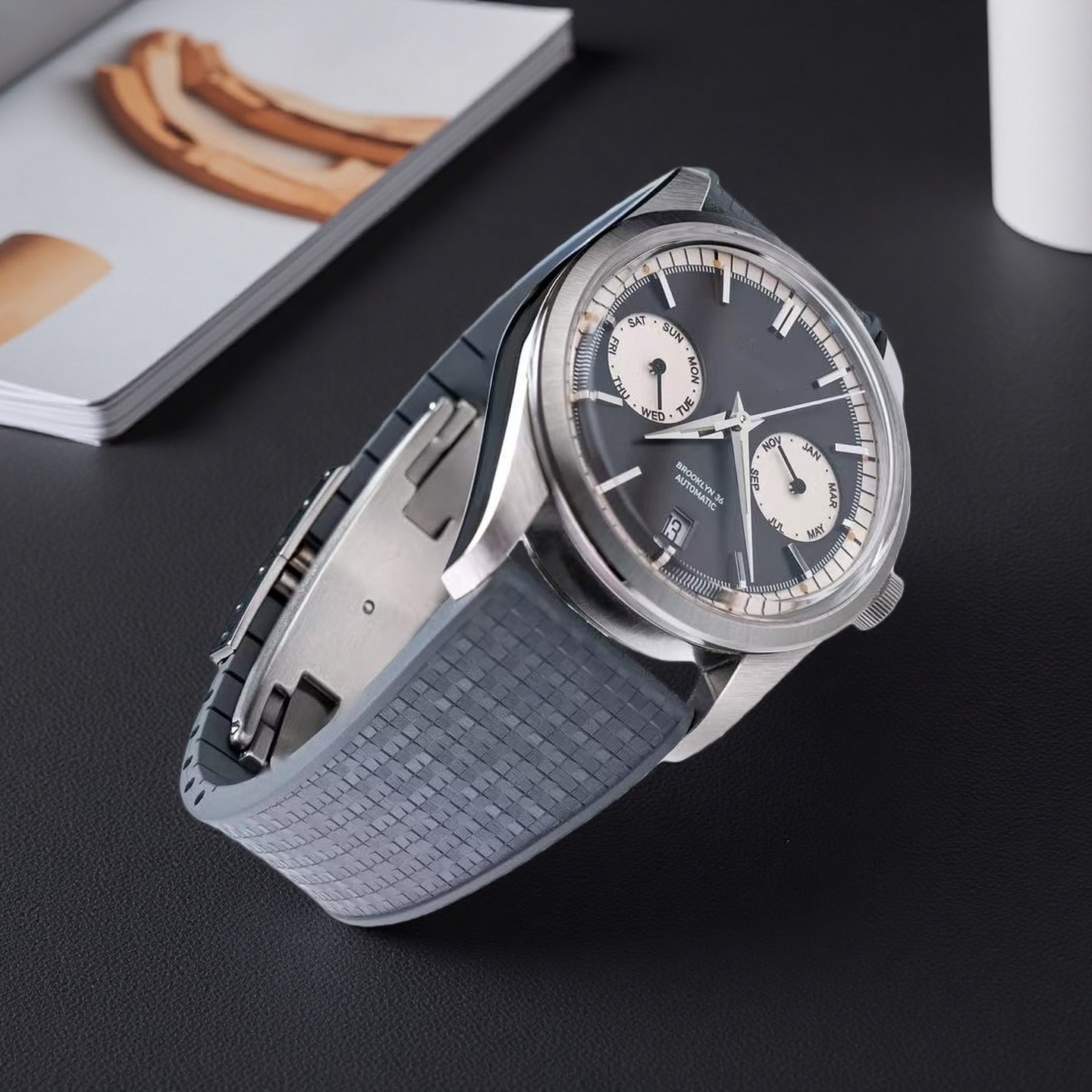 Luxury Watch Omega - For Delugs Mosaic FKM Rubber Watch