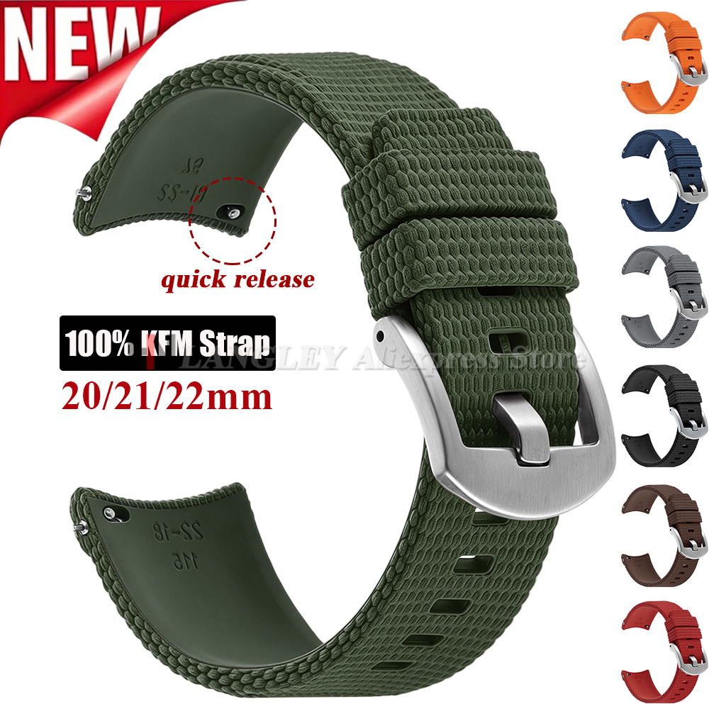 Luxury Watch Omega - Fluoro Rubber Strap for Omega Seamaster