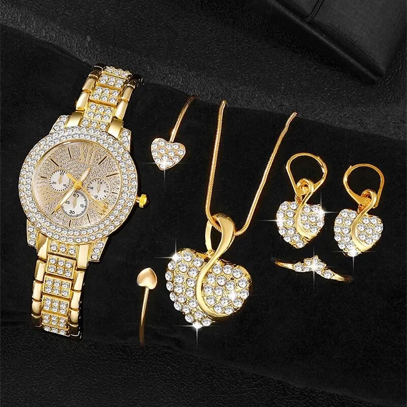 Luxury Watch For Women - Women's Quartz Watch Gold Luxury Women