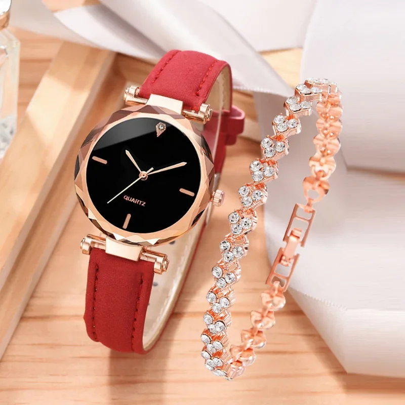 2pcs Luxury Fashion Women Watc - Lux Watch 리뷰 및 가격