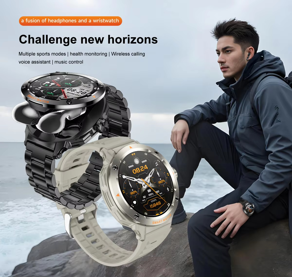 NFC Smart Watch Wireless Earph - Luxury Watch Repair 리뷰 및 가격