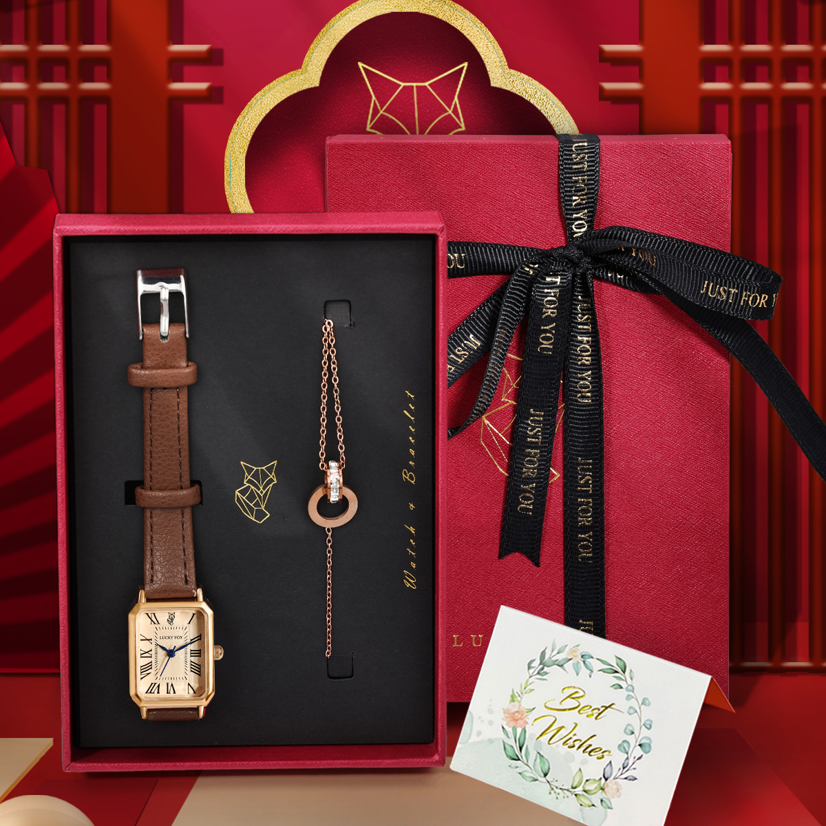 LUCKY FOX 2PCS Light Luxury Gi - Luxury Watch Storage 리뷰 및 가격