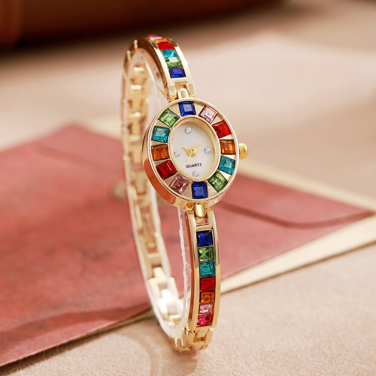 2PCS/Set Luxury Rhinestone Wom - Luxury Watch Storage 리뷰 및 가격