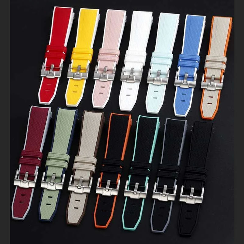 Curved End Silicone Strap for  - Luxury Watch Omega 리뷰 및 가격