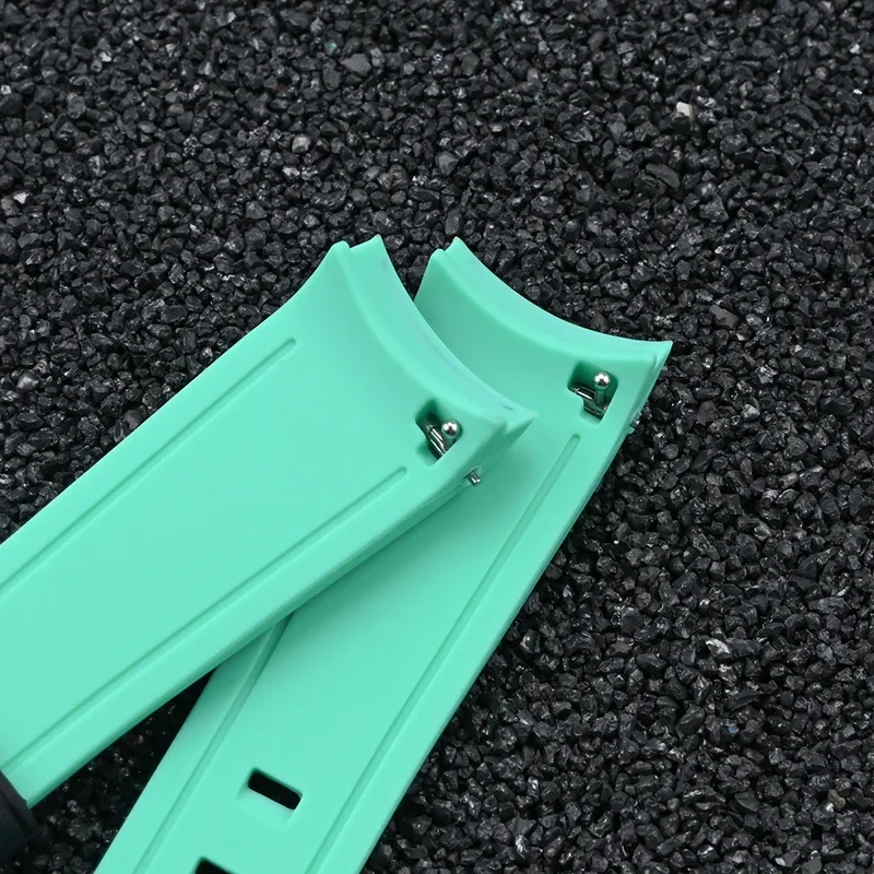 Curved End Silicone Strap for  - Luxury Watch Omega 리뷰 및 가격