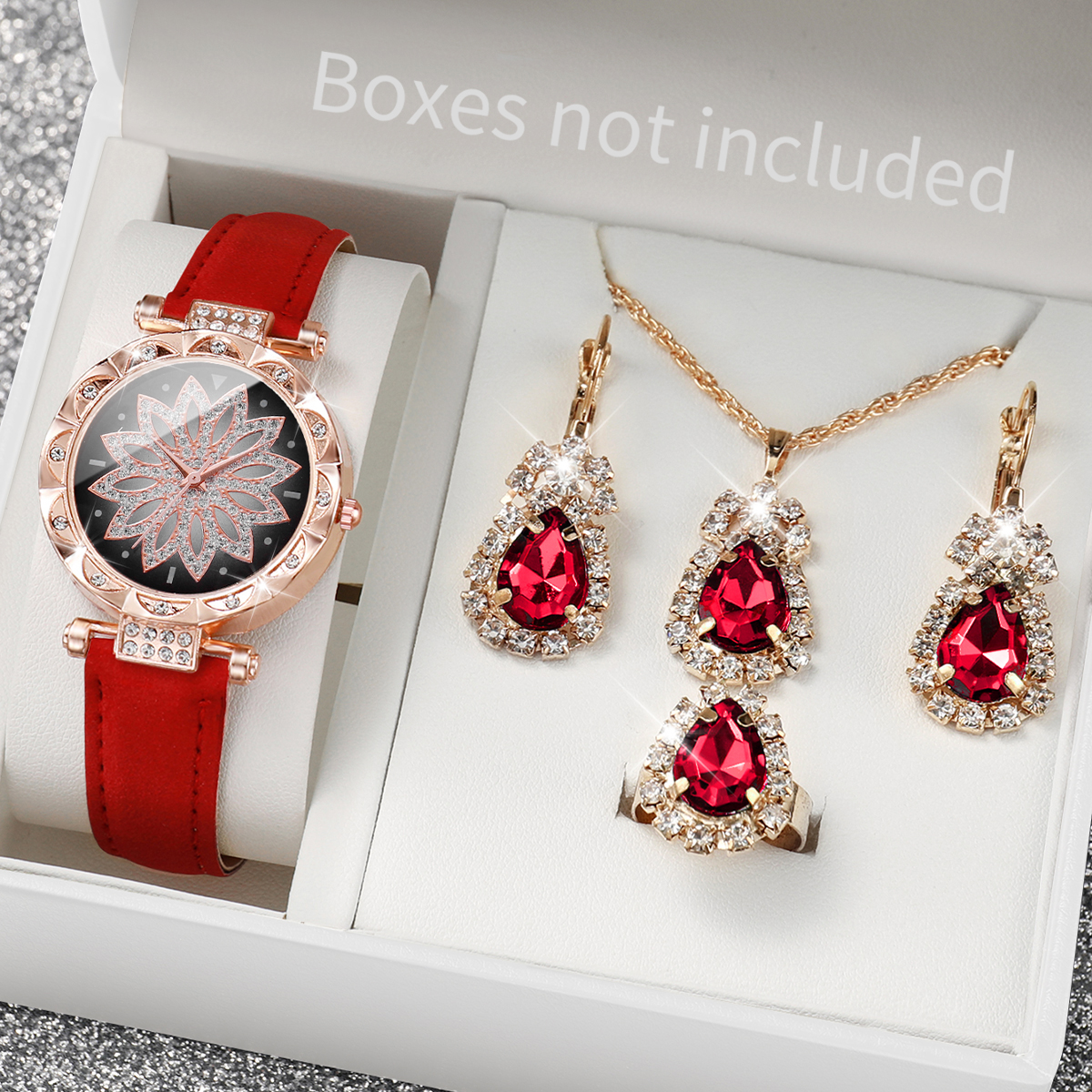 5PCS/Set Luxury Rhinestone Wom - Luxury Watch Storage 리뷰 및 가격