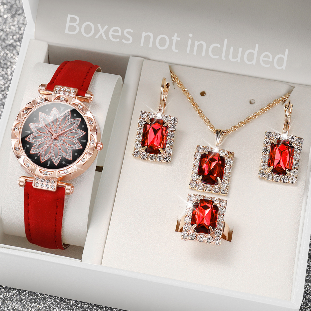 5PCS/Set Luxury Rhinestone Wom - Luxury Watch Storage 리뷰 및 가격