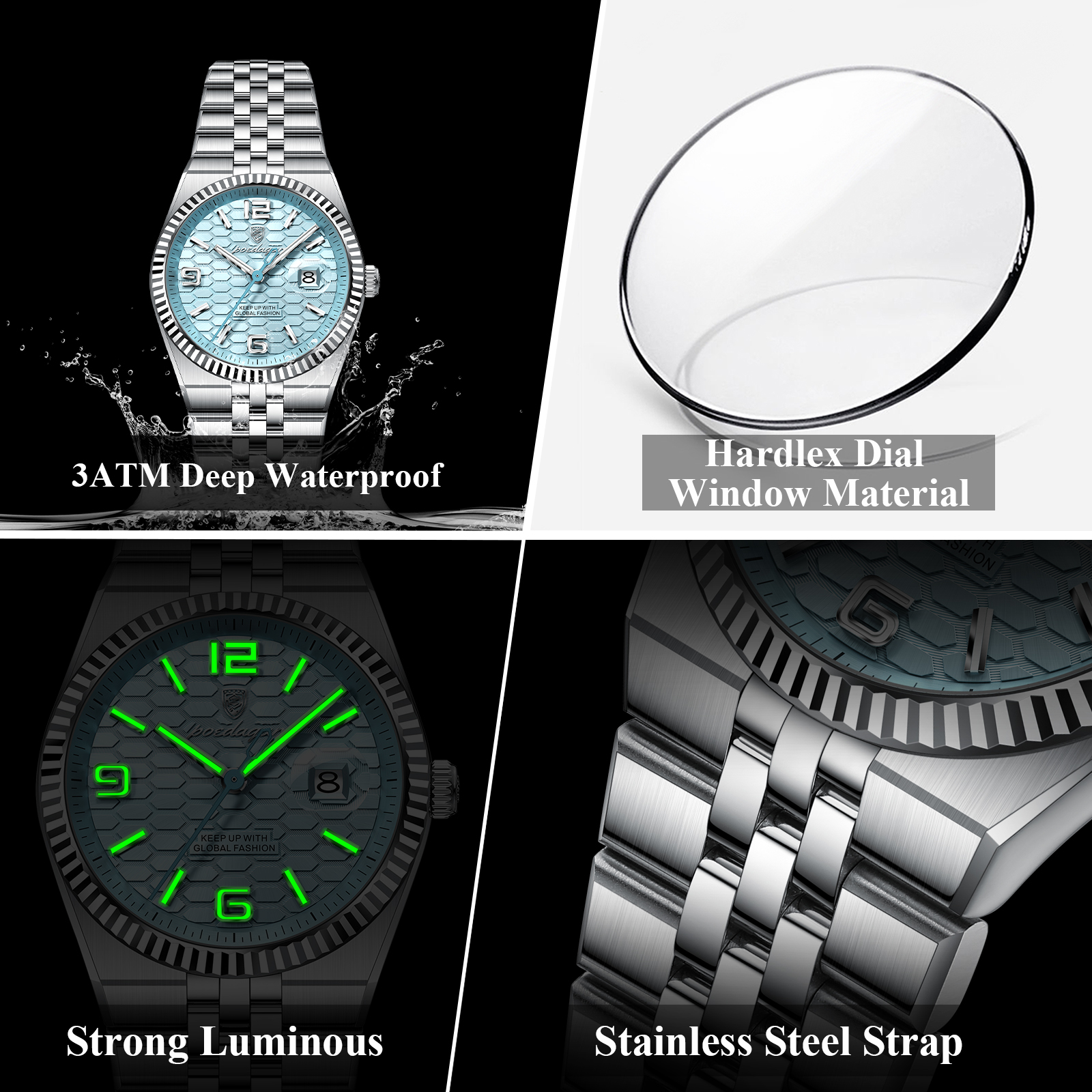 POEDAGAR Top Quartz Women's Wa - Lux Watch 리뷰 및 가격