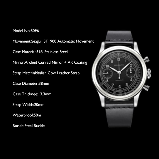 FARASUTE Men Chronograph Watch - Luxury Watch Repair 리뷰 및 가격