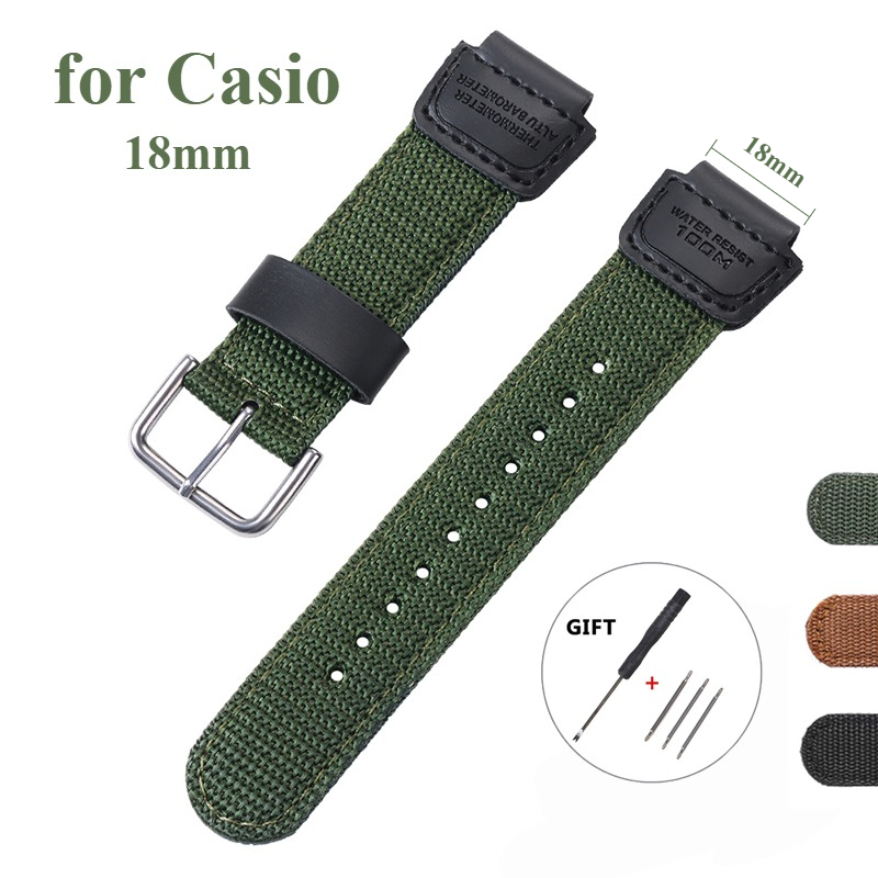 Nylon Watch Strap 18mm Men Can - Luxury Watch Casio 리뷰 및 가격