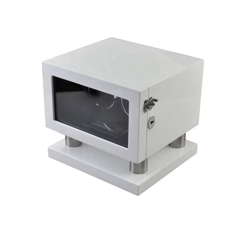 White Brown Leather Controller - Luxury Watch Winder Box 리뷰 및 가격