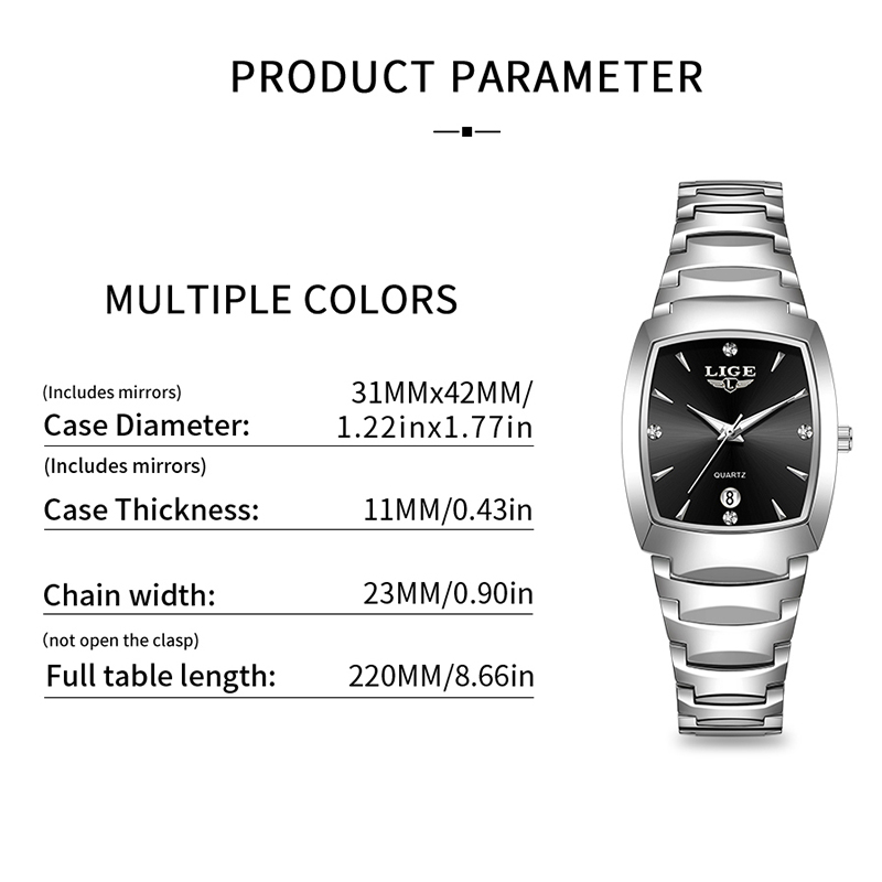 LIGE Watch women Business Luxu - Luxury Watch For Women 리뷰 및 가격