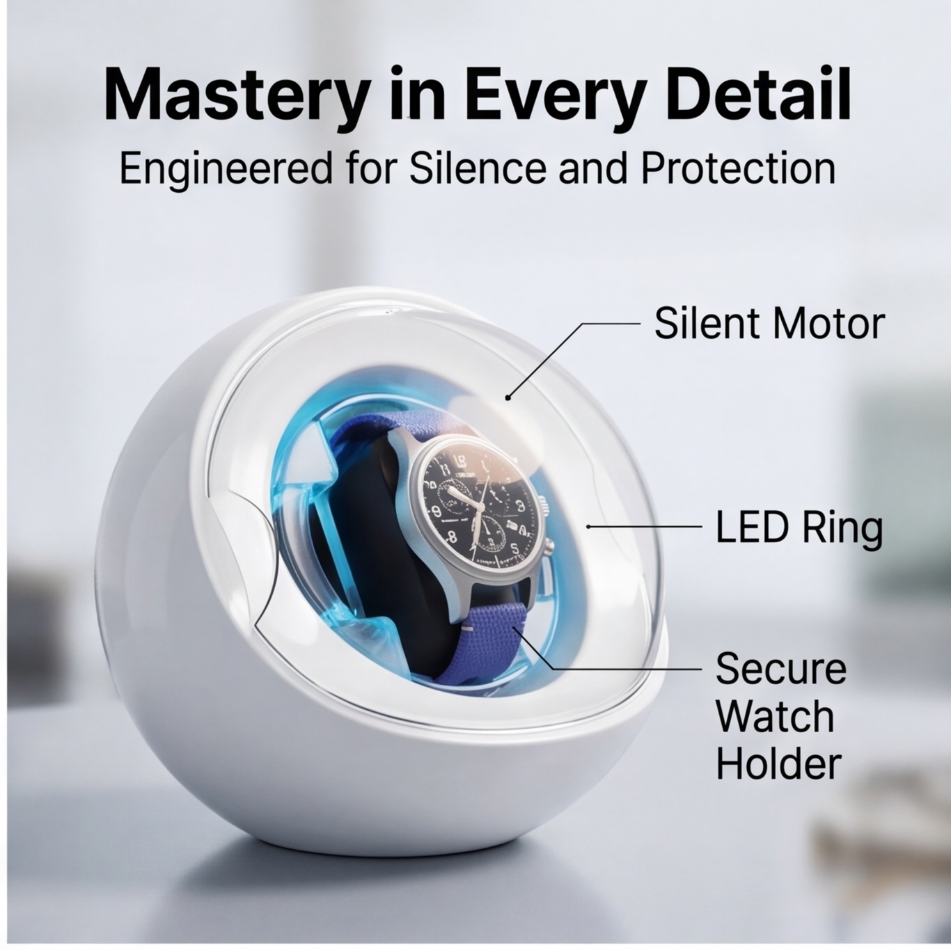 Lorvo Automatic Watch Winder w - Luxury Watch Winder Box 리뷰 및 가격