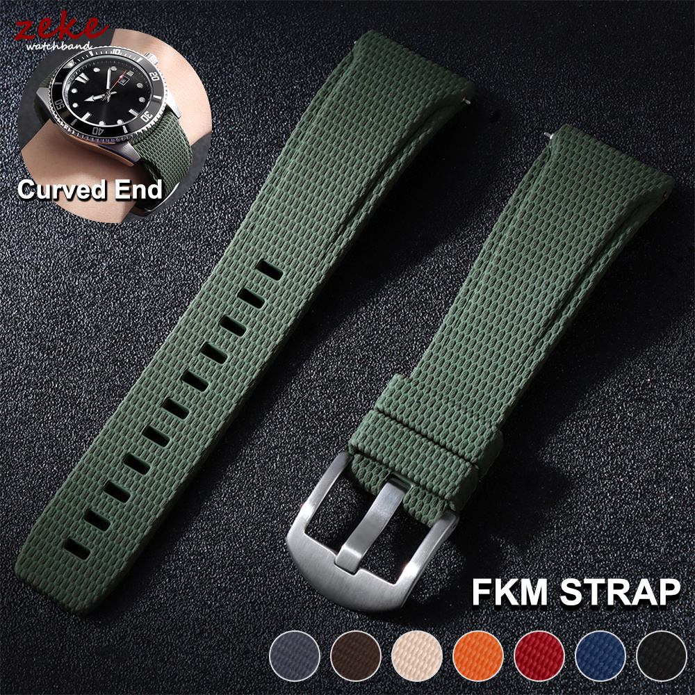 Curved End FKM Rubber Watch St - Luxury Watch Omega 리뷰 및 가격