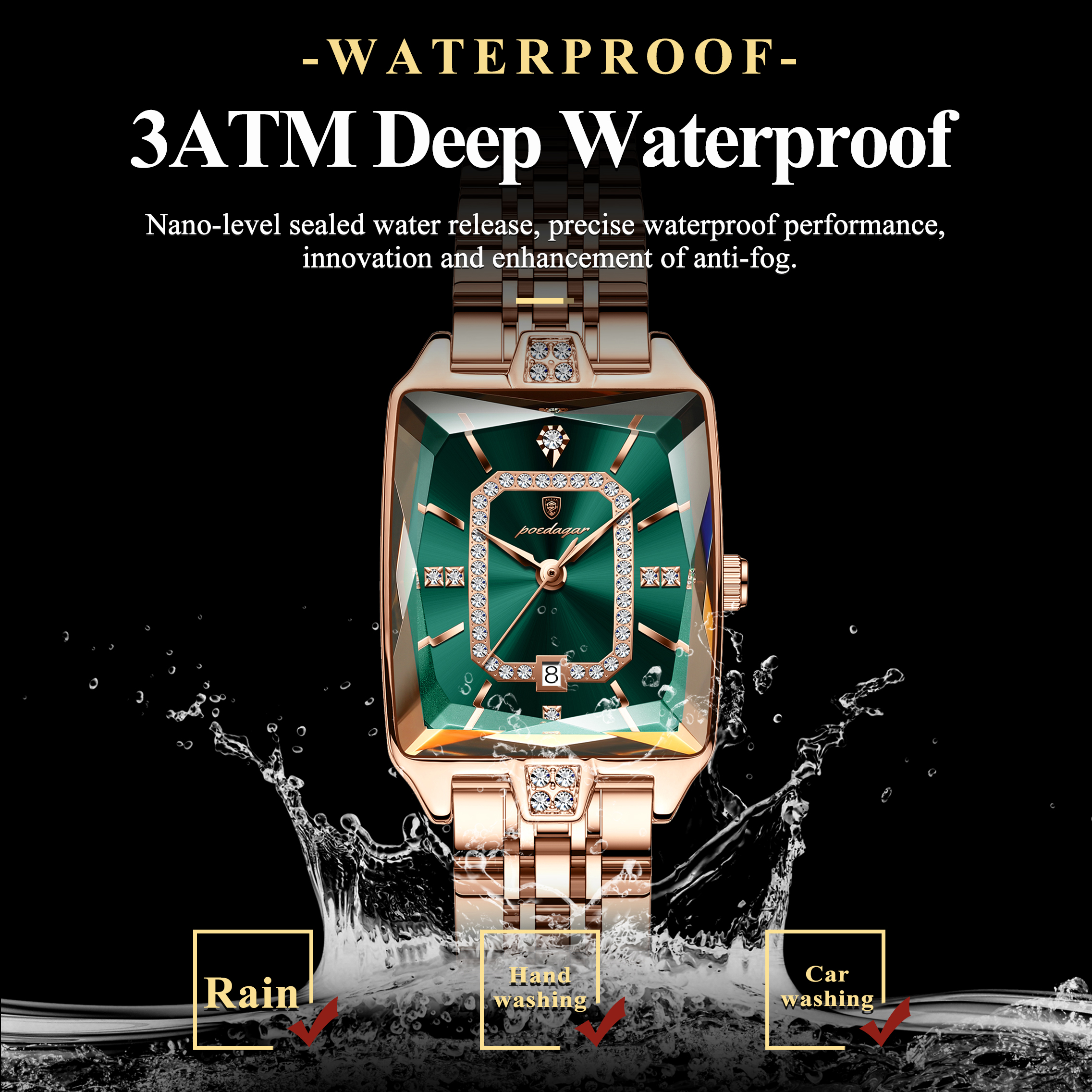 POEDAGAR Luxury Woman Watch Wa - Lux Watch 리뷰 및 가격