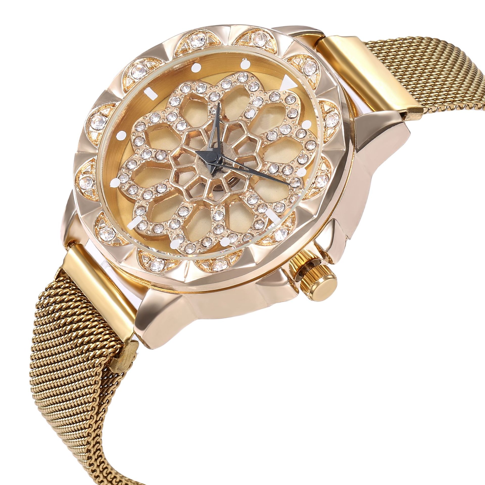 Fashion Women Flower Rhineston - Lux Watch 리뷰 및 가격