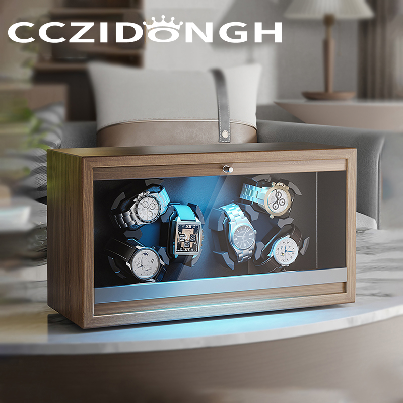 Brand New Wooden Watch Winder  - Luxury Watch Winder Box 리뷰 및 가격