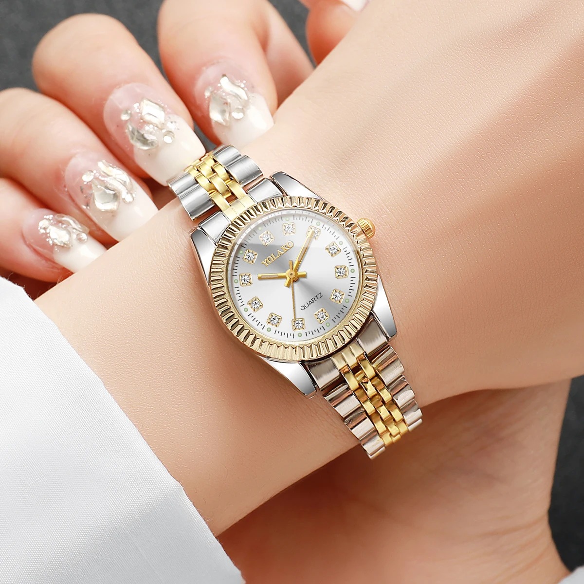 Fashion Rhinestone Women Quart - Luxury Watch Storage 리뷰 및 가격
