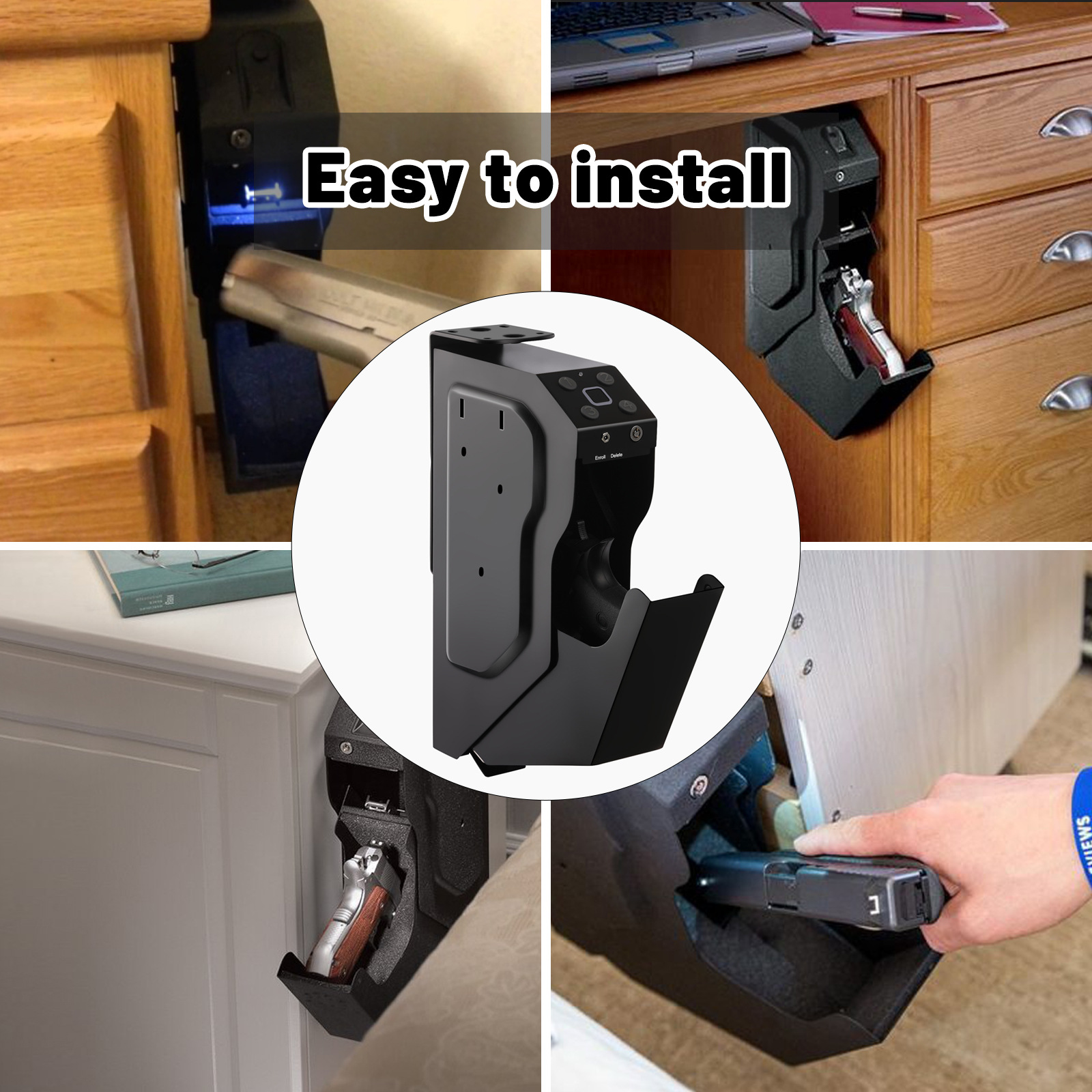 Fingerprint Handgun Safe,Key G - Luxury Watch Storage 리뷰 및 가격