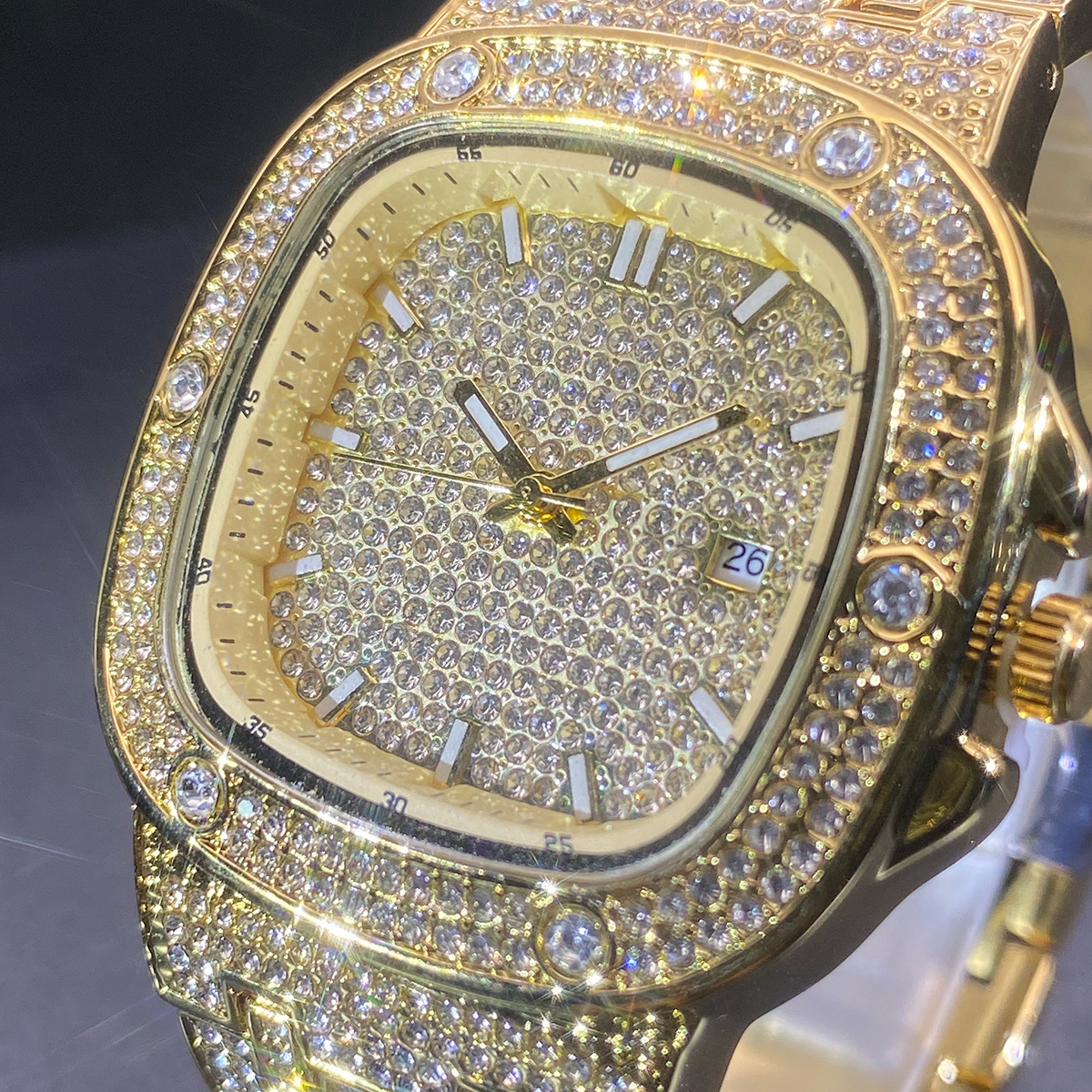 Square Wrist Watch for Men Wom - Luxury Watch For Women 리뷰 및 가격