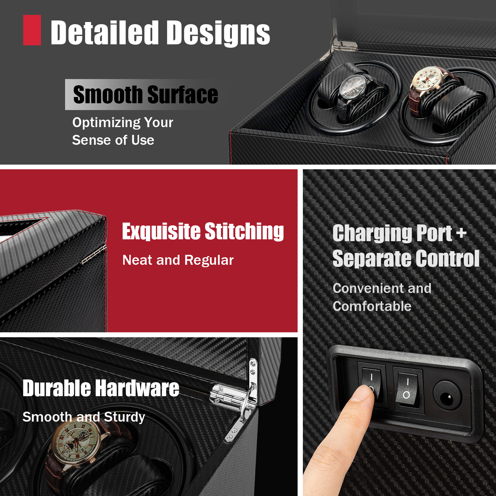 4+6 Watch Winder, Luxury Autom - Luxury Watch Winder Box 리뷰 및 가격