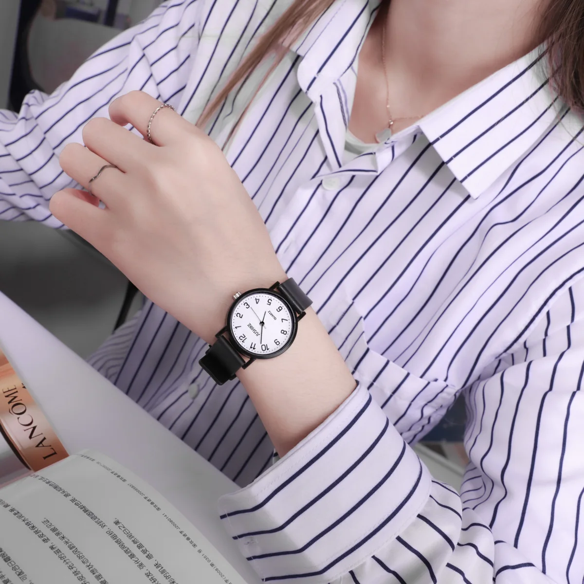Simple Black Watch Quartz Watc - Lux Watch 리뷰 및 가격