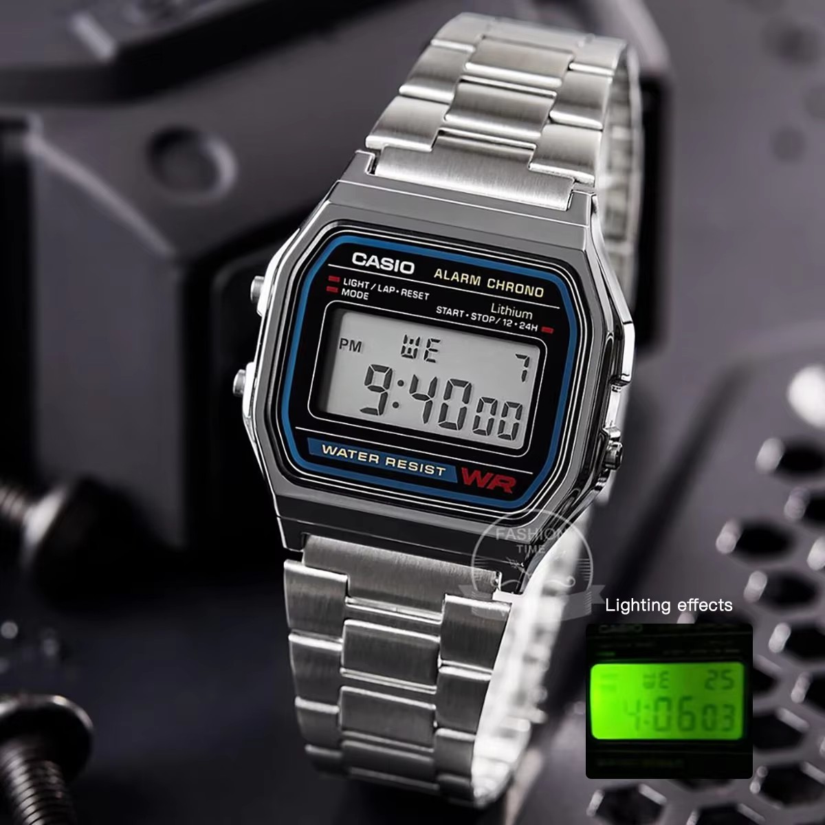 Casio Watch Silver Watch Men S - Luxury Watch Casio 리뷰 및 가격