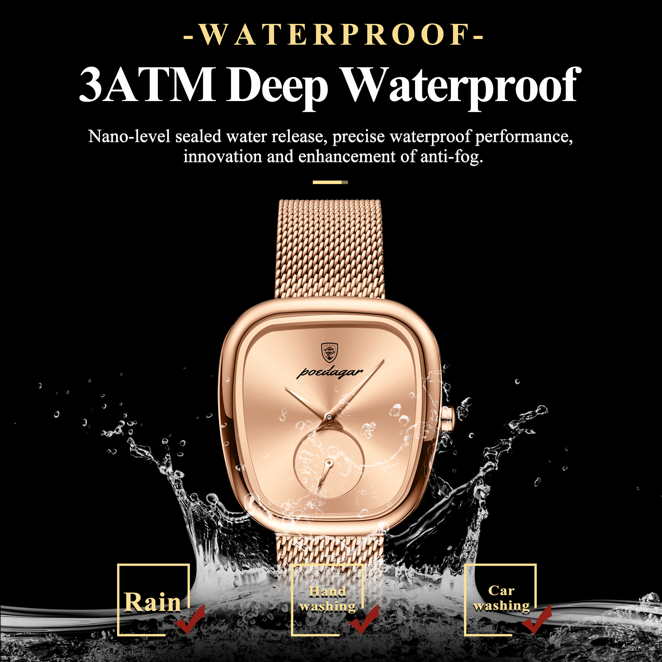 POEDAGAR Luxury Brand Woman Wa - Lux Watch 리뷰 및 가격